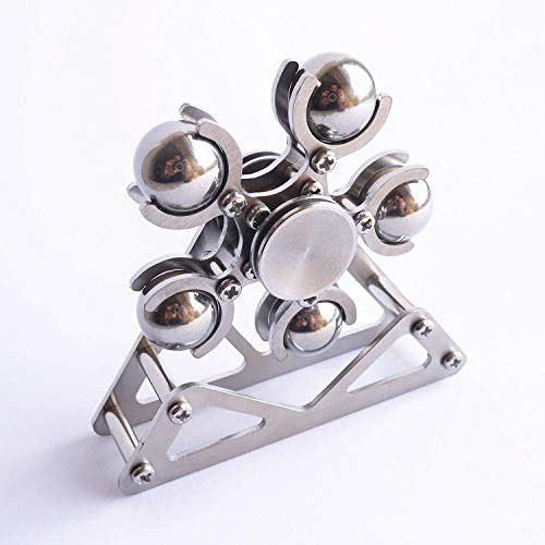 Ferris Wheel Fidget Spinner, Kinetic Desk Toys Spin with Stand, Metal Ferris 2
