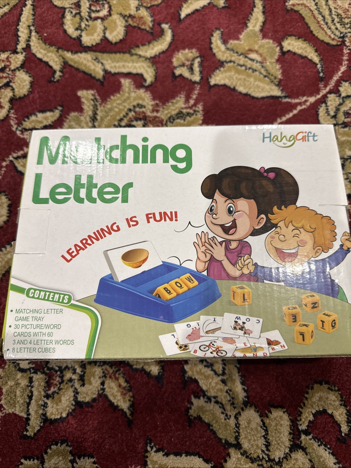 Hahagift Matching Letter Game For 3 4 5 Year Old Girls Gifts Abc Learning Toys