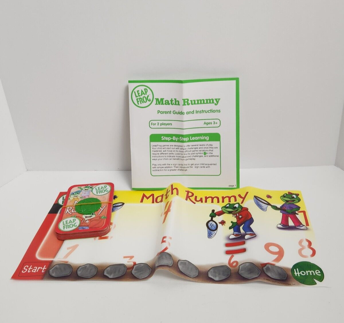 Leap Frog My Card Games Alphabet Go Fish & Math Rummy in Tin Case Age 3+