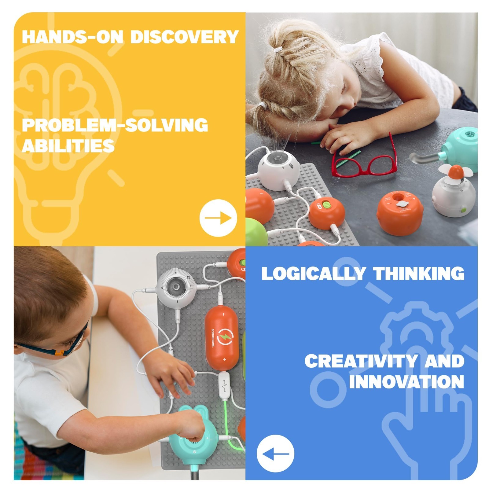 STEM Science Kits for Kids – 420+ Projects, Electronics & Circuit Parts, Ages 3-