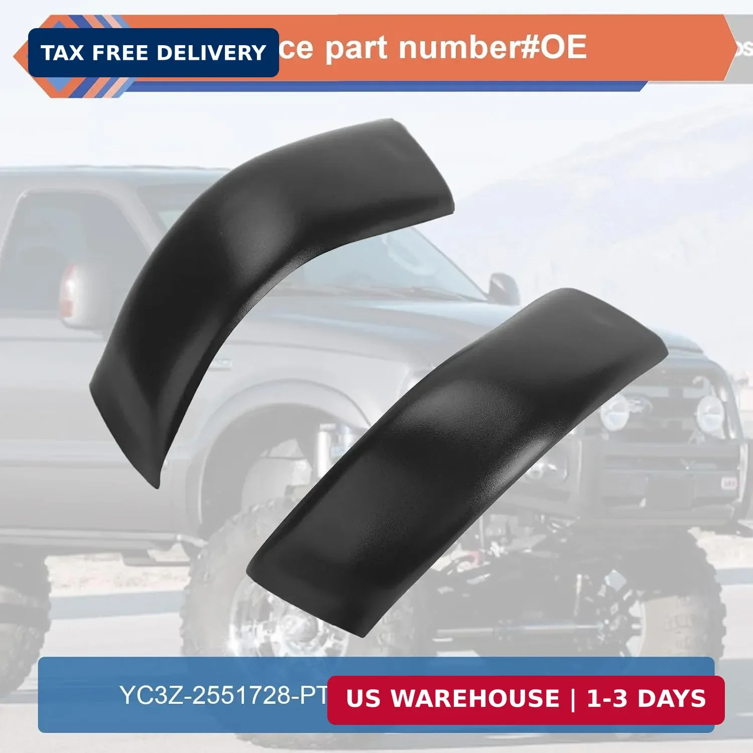 Upgraded Roof Molding, 2 Pcs Left & Right Roof Side Trim Molding Compatible with