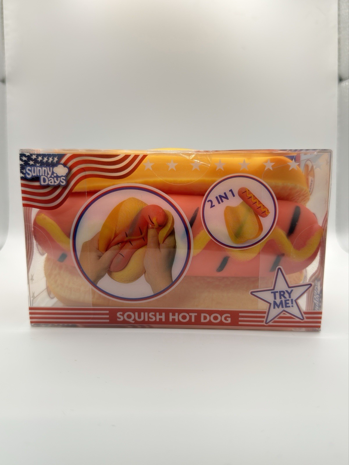 Sunny Days Squishy 2-in-1 Hot Dog Squishy VIRAL