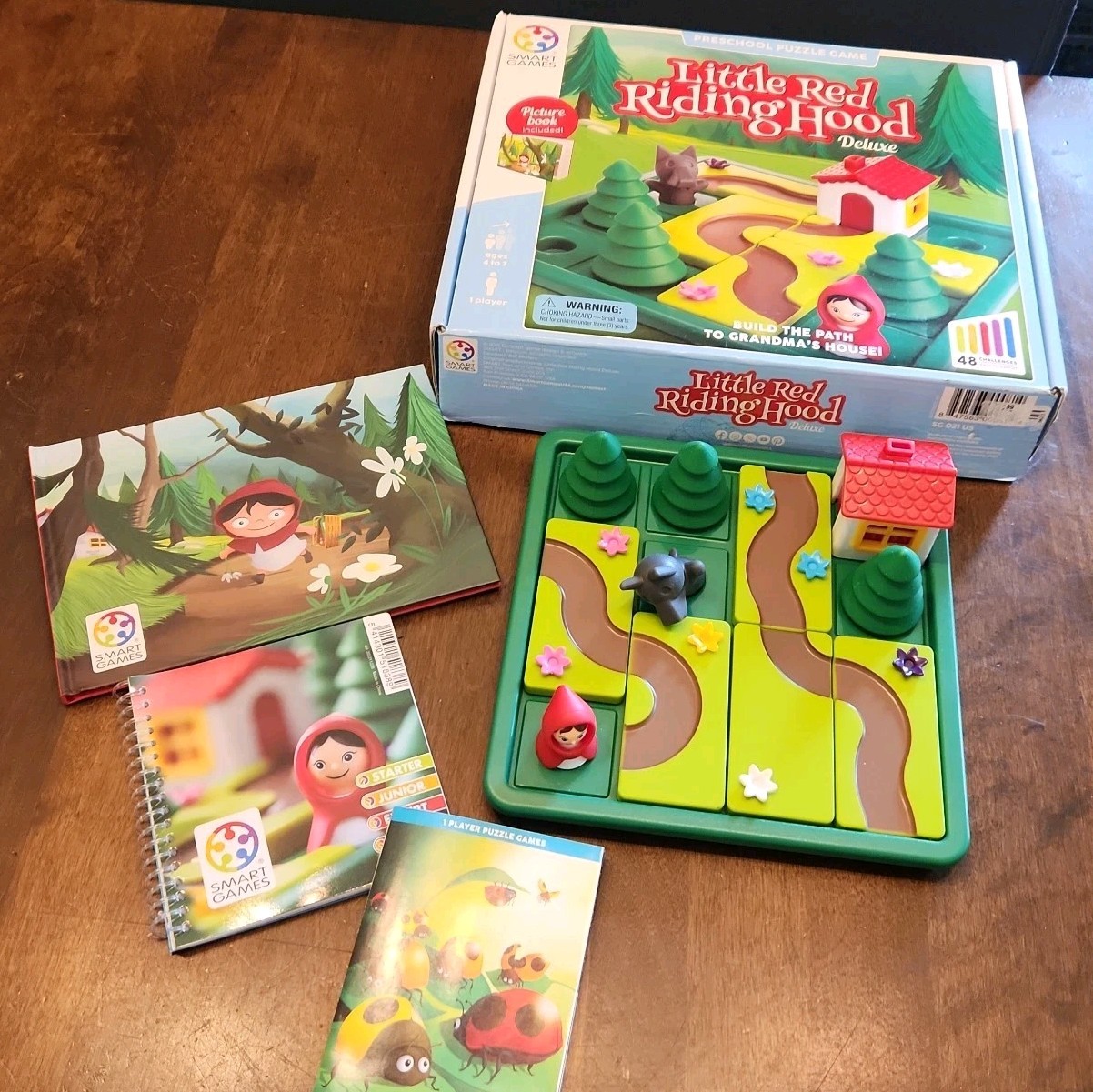 Little Red Riding Hood Deluxe (Smart Games) Pre-School Puzzle Game (Complete!)
