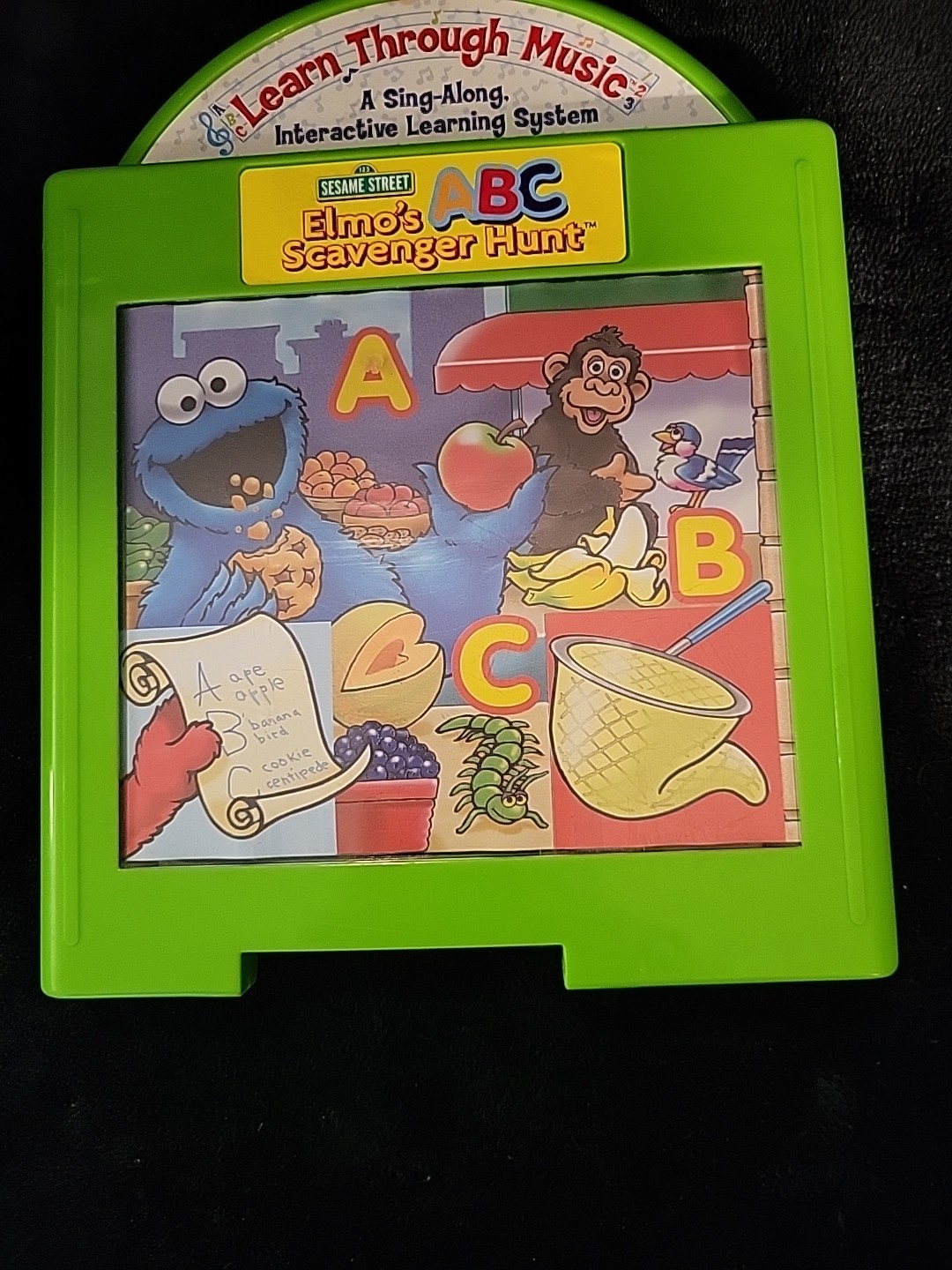 Mattel Learn Through Music Elmo’s ABC Scavenger Hunt Game Cartridge Tested Works