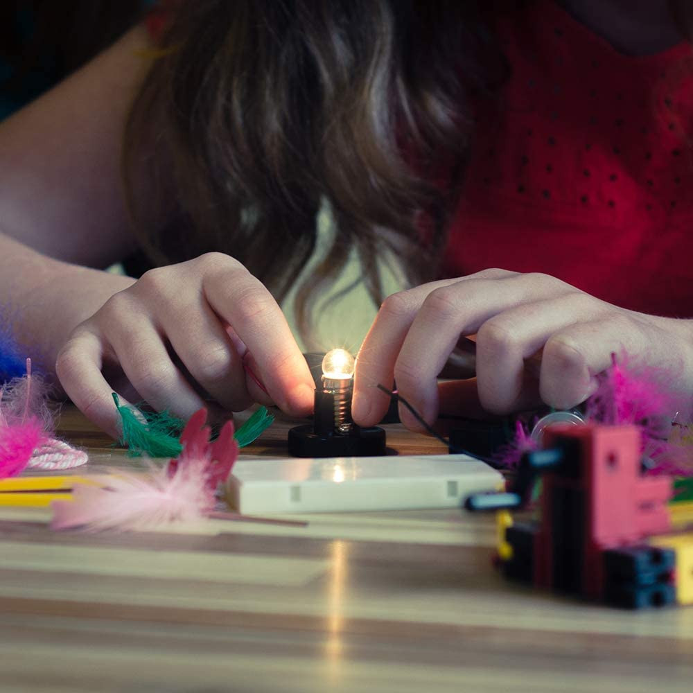 Electric Circuit Motor Kit, DIY STEM Engineering Project for Kids, 1 Set