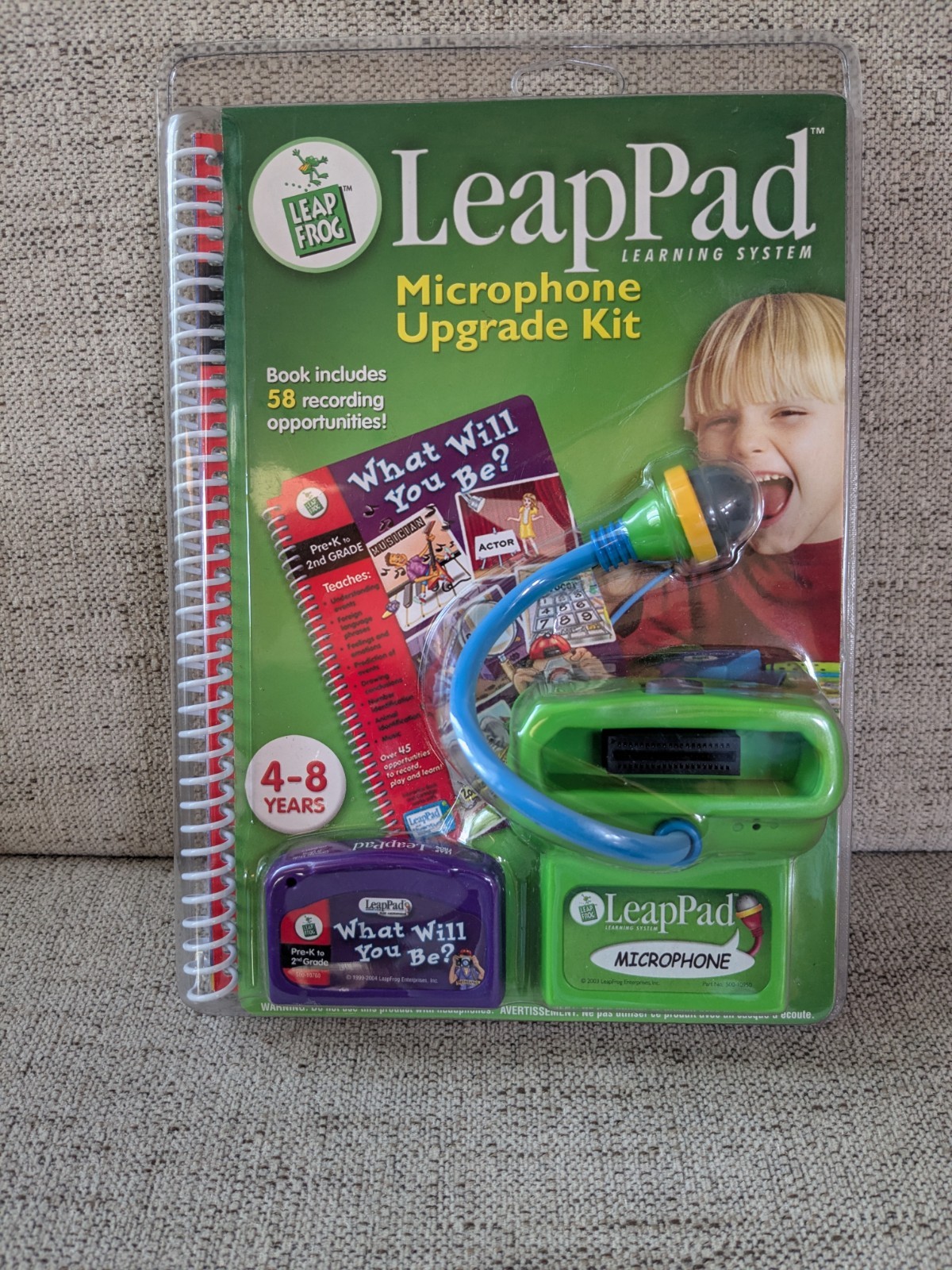 LEAP FROG LeapPad Learning System Microphone Upgrade Kit with Book and Cartridge