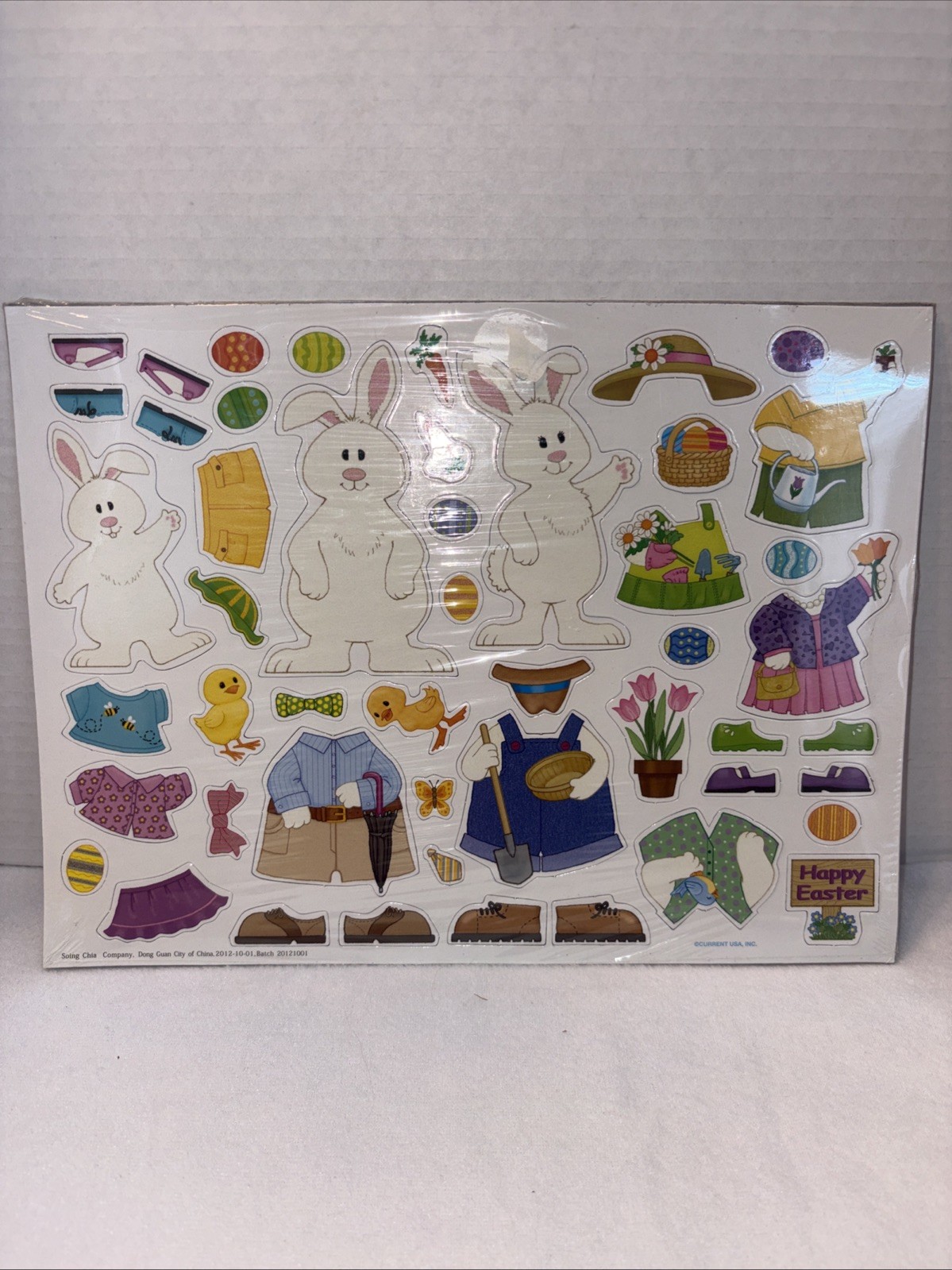 Easter Magnetic Activity Dress Up ￼ For Use On Refrigerator Or Metal Board