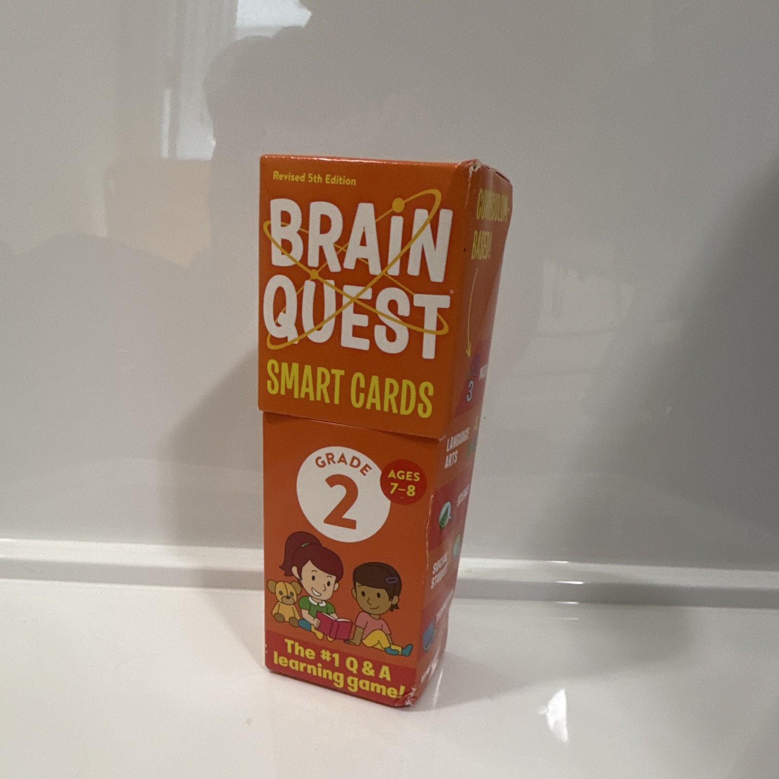 Brain Quest Smart Cards Learning Game Grade 2 Math Science Tech Social Studies