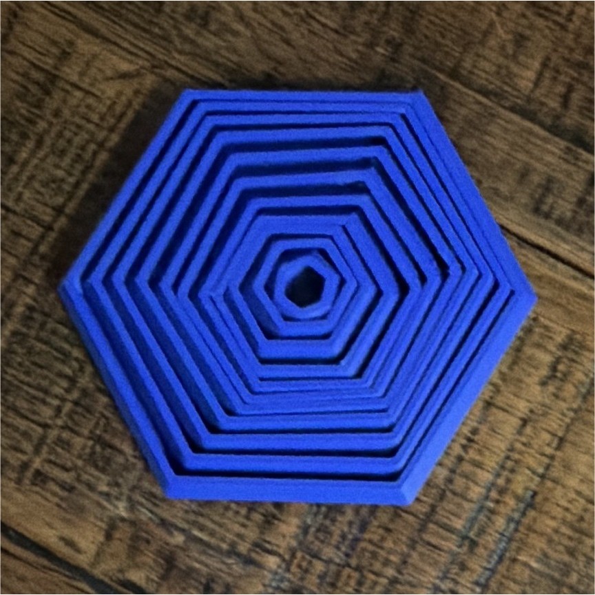 Blue Hexagon Tactile Sensory Fidget Toy – Tactile Sensory Toy