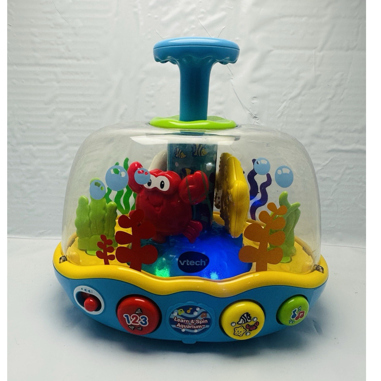 VTech Learn & Spin Aquarium Baby Toy Electronic Lights Sounds 12M+ 2017