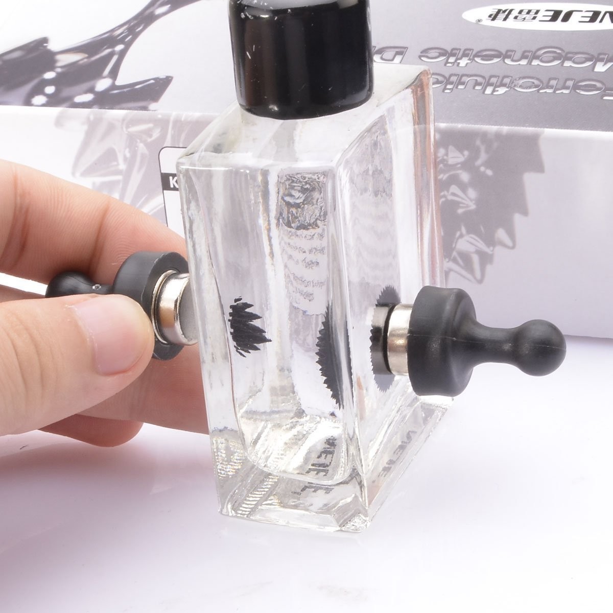 Magnetic Ferrofluid Display Bottle – Cool Science Toy for Adults & Desk Decor