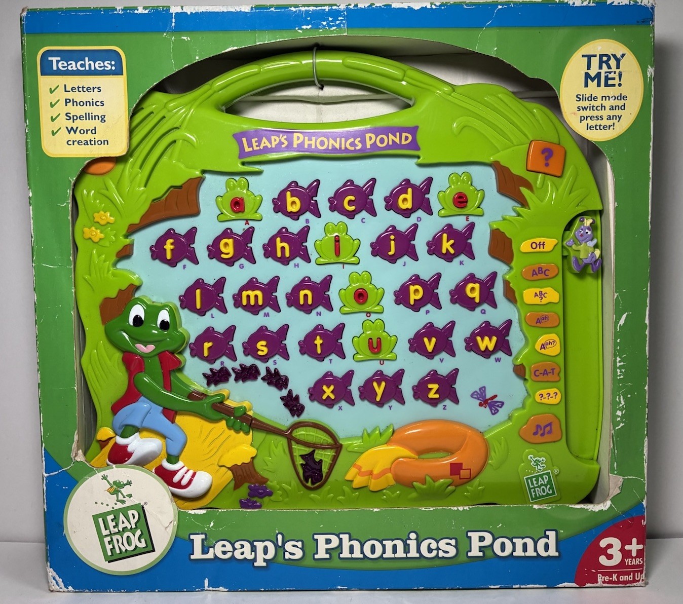 Leap Frog 2000-Leap’s Phonics Pond Interactive Alphabet Learning System NEW