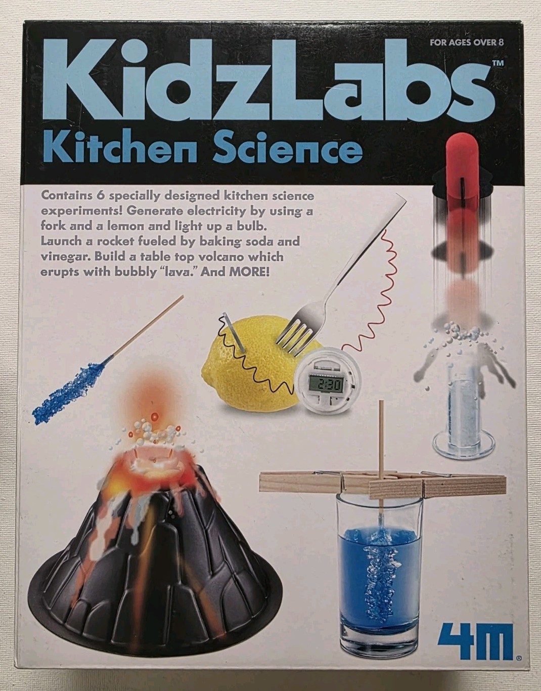 KidzLabs Kitchen Science Kit Educational Toys Fun Experiments Children Chemist