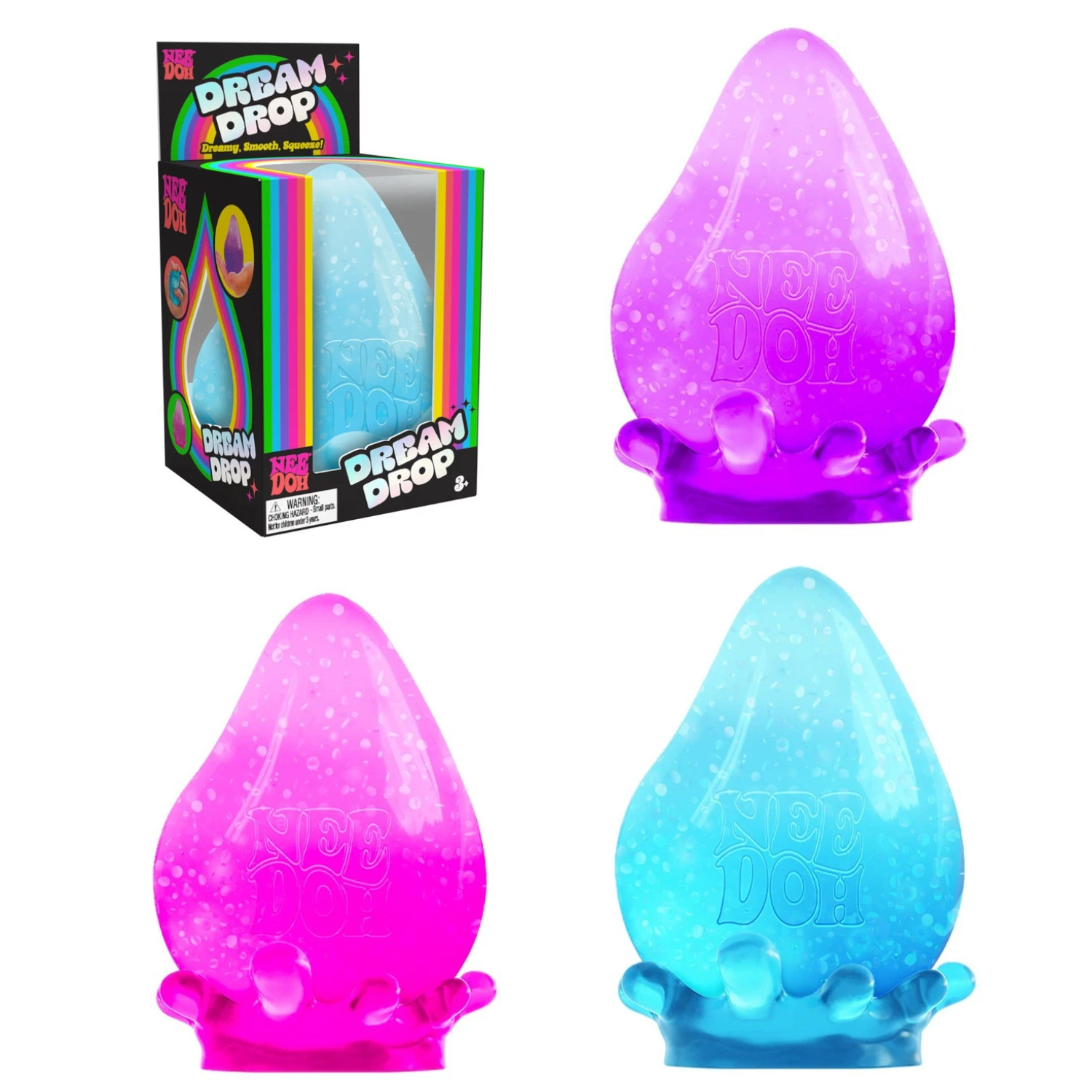 Dream Drop – Sensory Squeeze Toy w/ Dreamy Smooth Squeeze – 3
