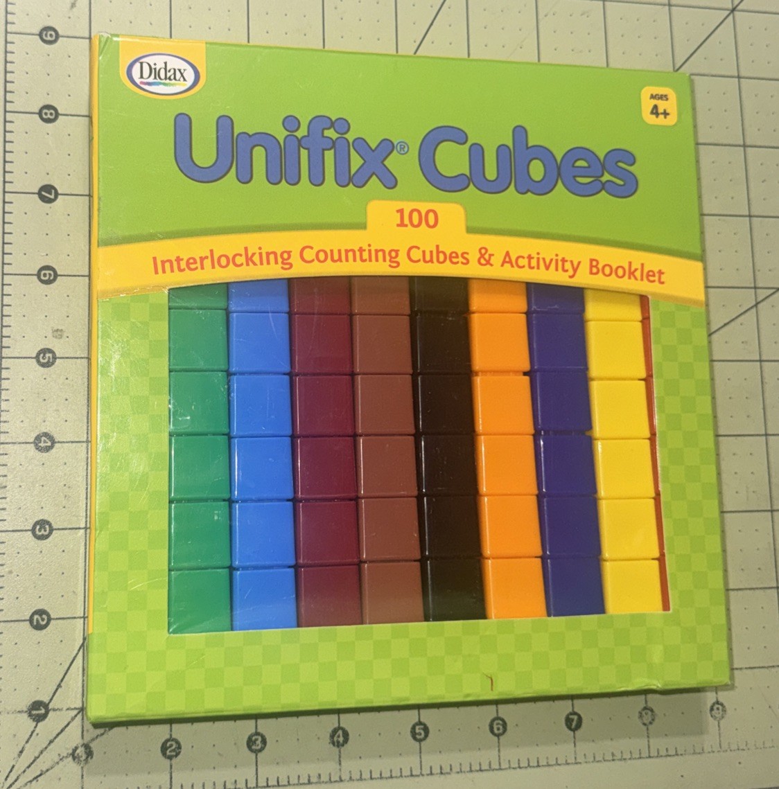 Didax Unifix Interlocking Counting Cubes w/ Activity Booklet Set of 97 Of 100
