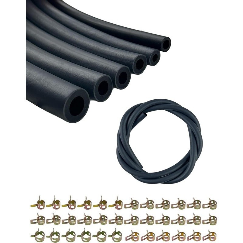 Fuel Line Hose 36PCS Clips 1/8 5/32 1/4 1/5 3/16 5/16 ID Gas Diesel 3FT New