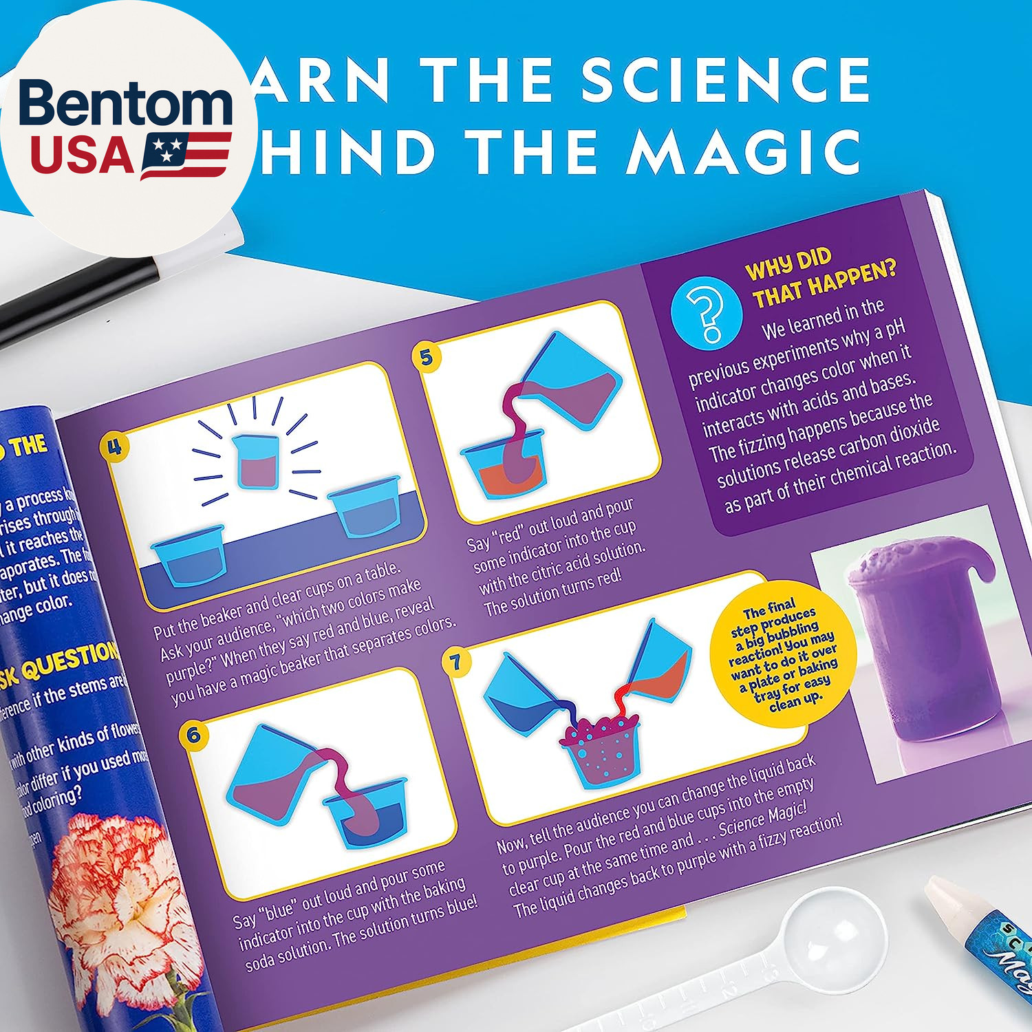 National Geographic Magic Chemistry Set – Science Kit for Kids with 10 Amazing M