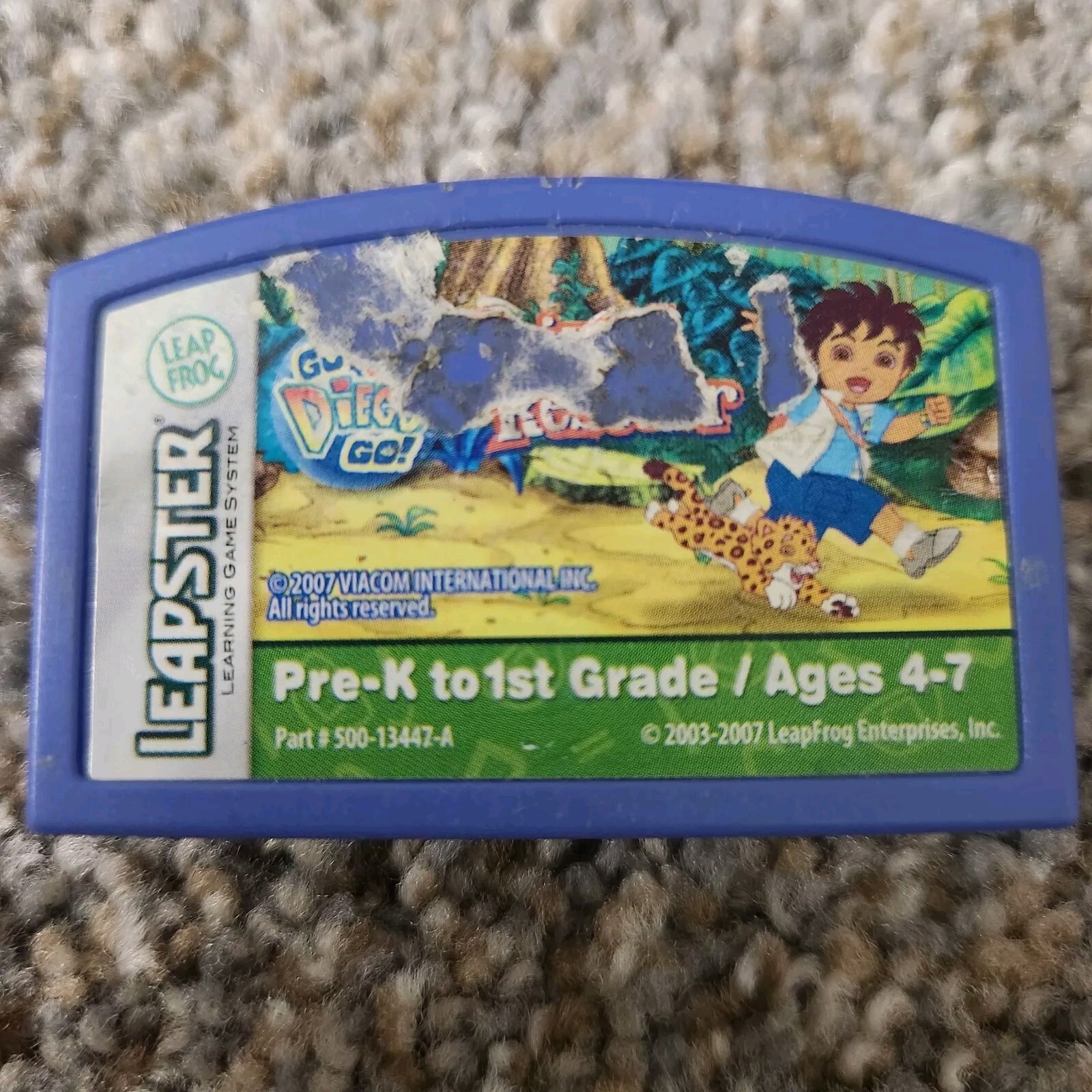 Leap Frog Leapster Cartlidge Games Lot Of 3 Pre-K-1st Grade Toy Story 3 Fairies