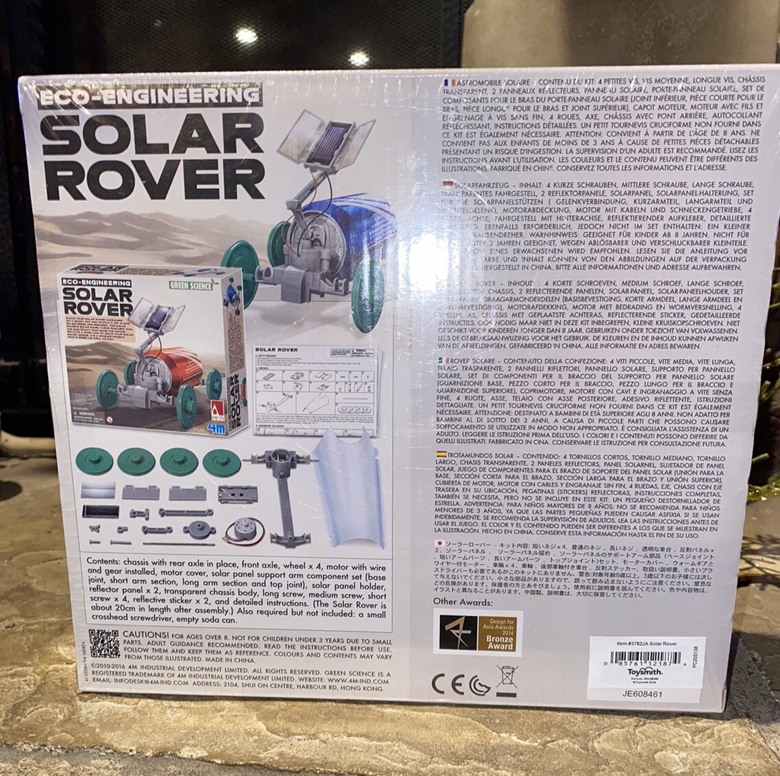 NEW Sealed Box Eco-Engineering Solar Rover Green Science Model. 4M.