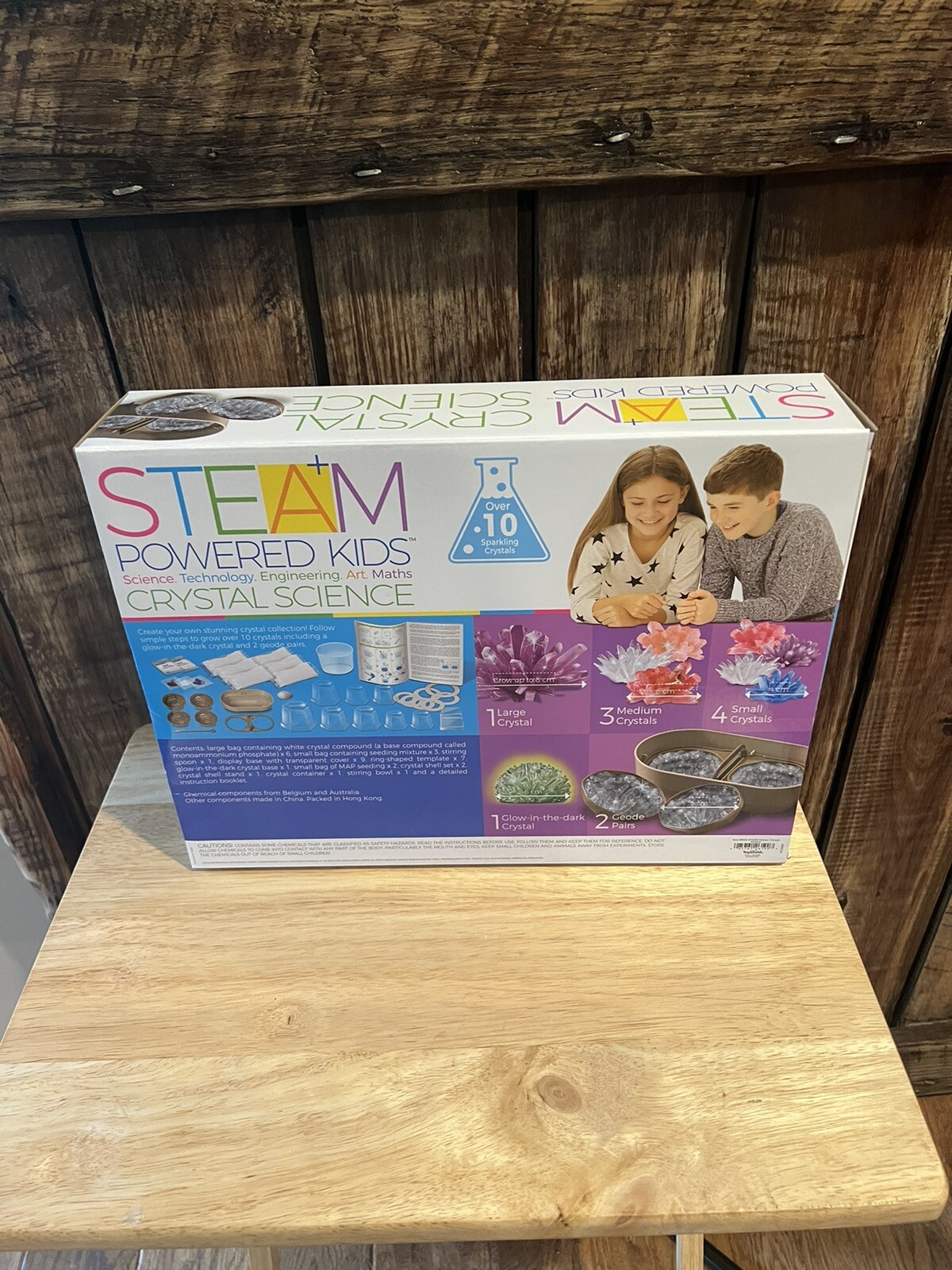 4M Deluxe Crystal Science Steam Powered Kid Science Math Technology Engineer