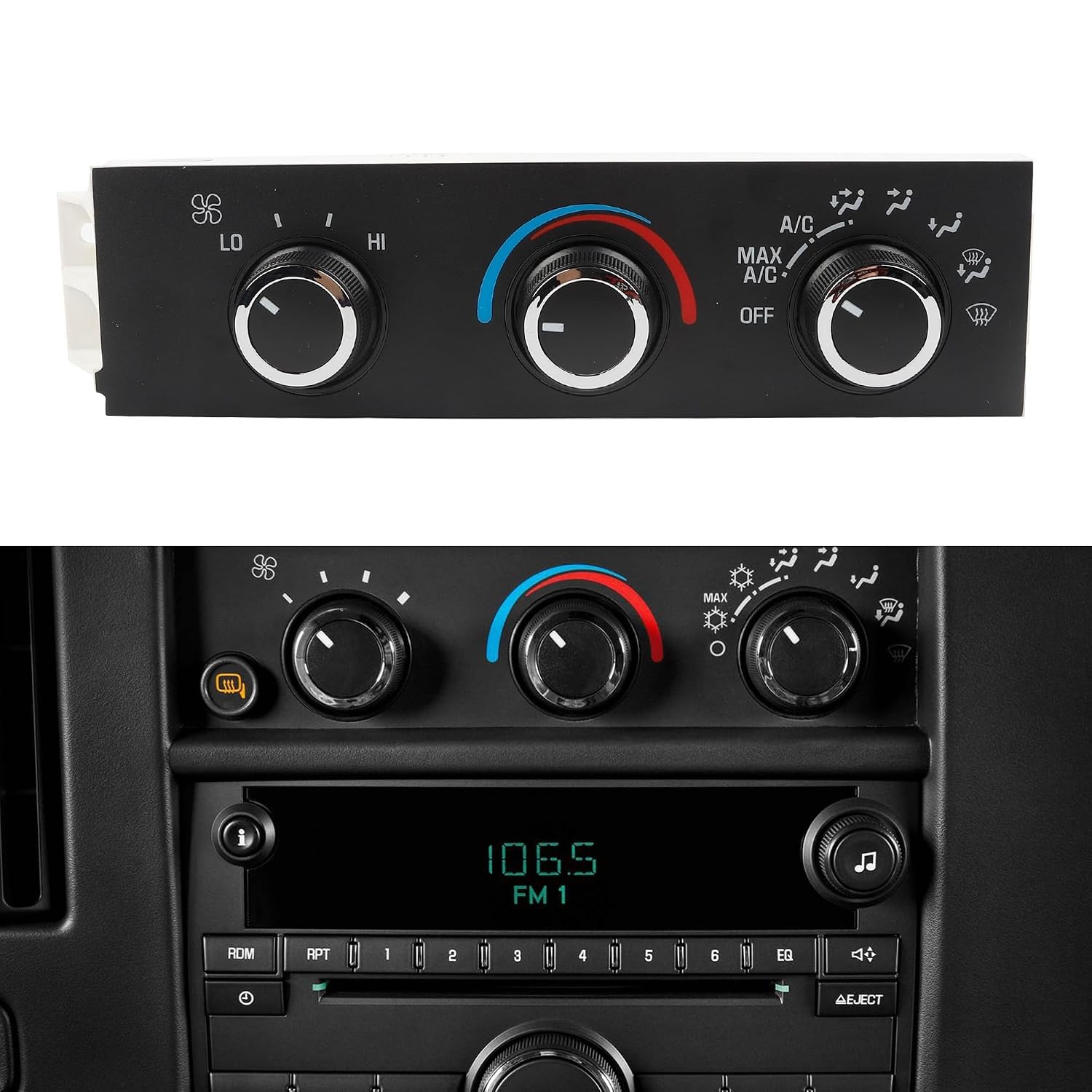 Dasbecan 599-217 A/C Heater Climate Control Module Panel Compatible with 1996-20