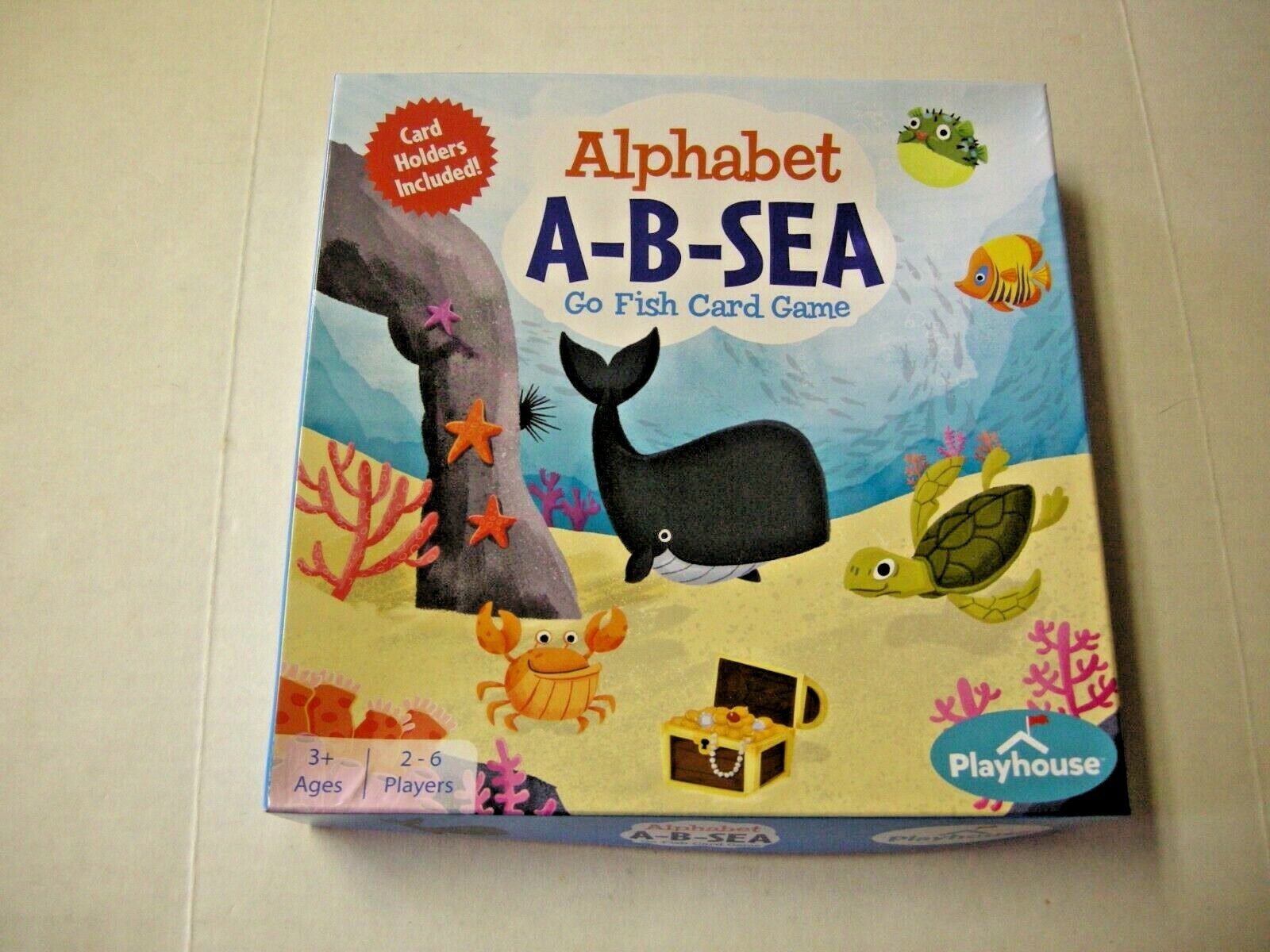 Alphabet A-B-Sea Go Fish Card Game By Playhouse, Brand New