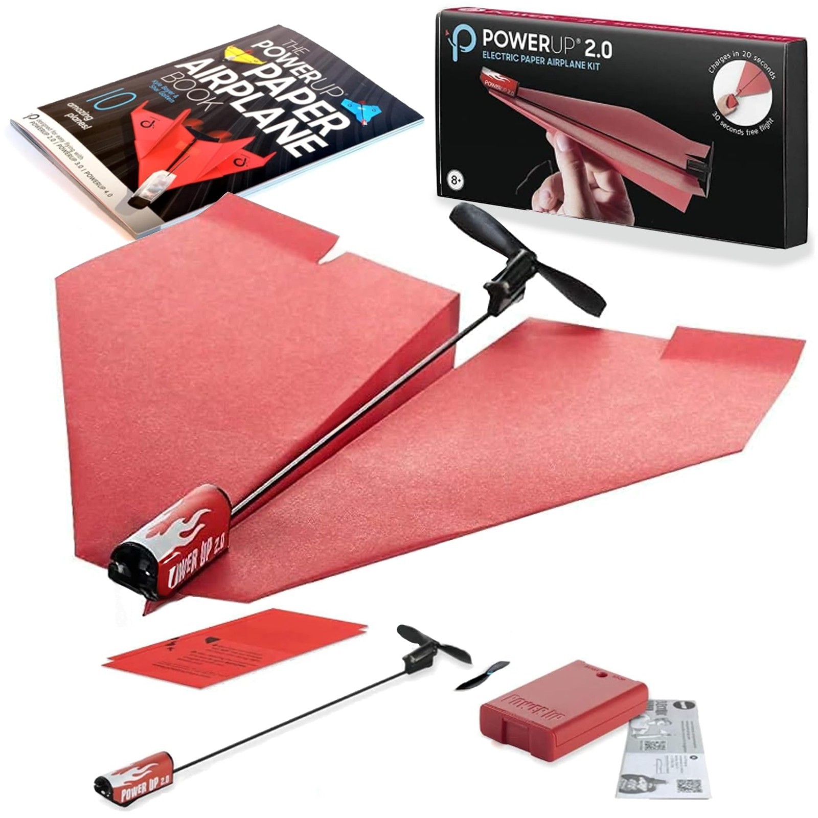 STEM Education Kit with Motorized Conversion Module & Paper Airplane Book – Fun