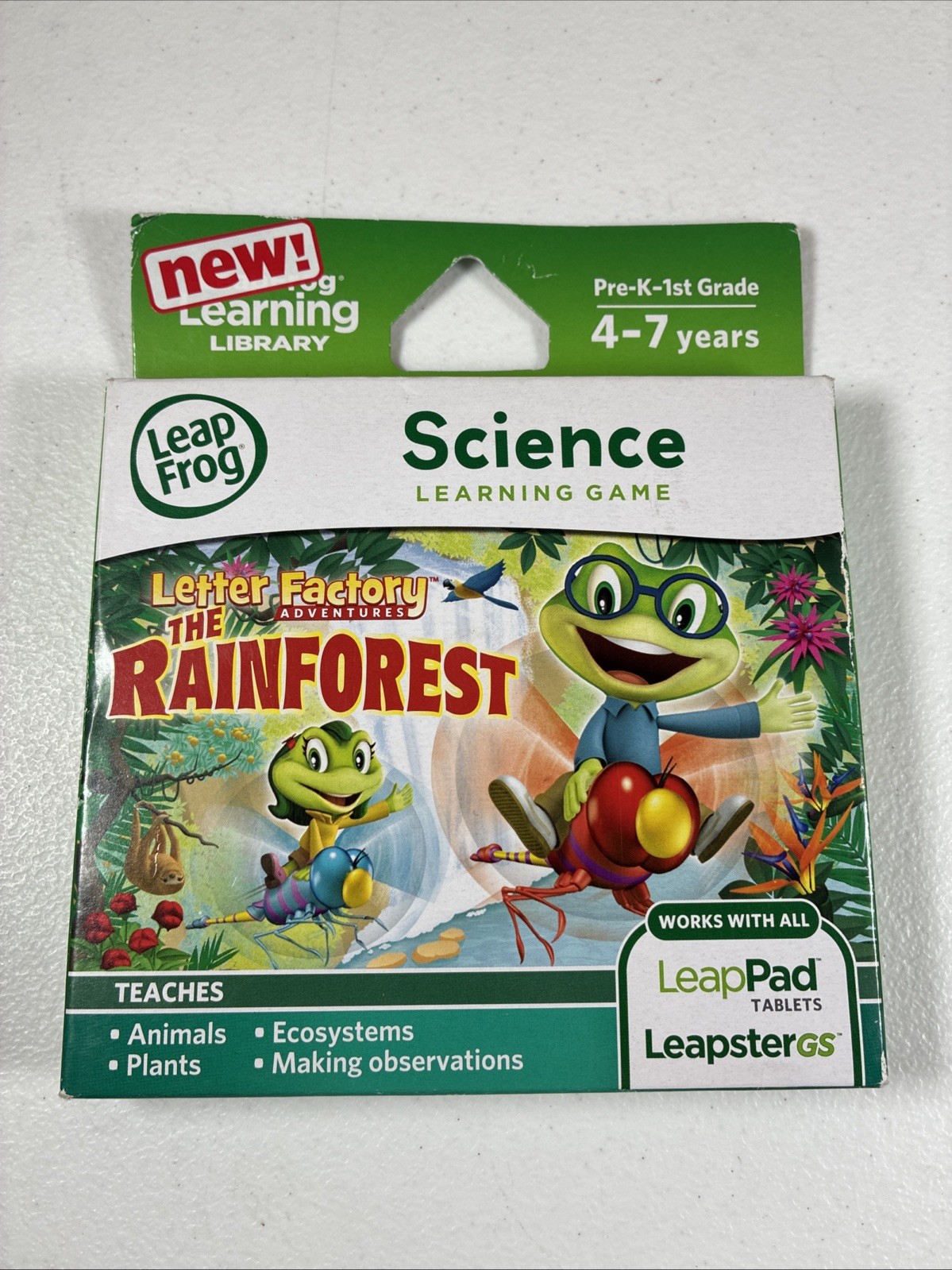 LeapFrog LeapPad Explorer: The Rainforest, Leap Pad 1 2 3 GS Ultra, New NIB