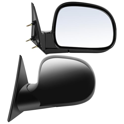 ECCPP Manual Left & Right Side Mirror Set For Chevy Blazer S10/ For GMC Jimmy