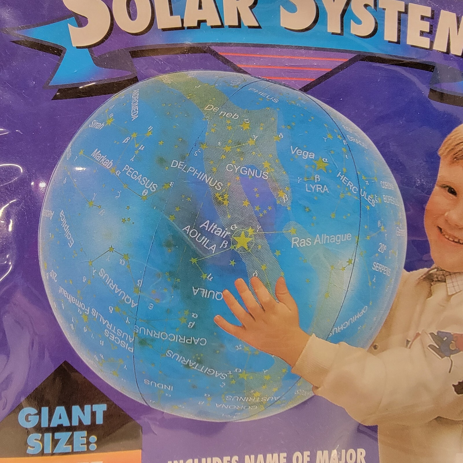 New 40″ Inflatable Beach Ball Solar System Major Constellations Stars Space RARE