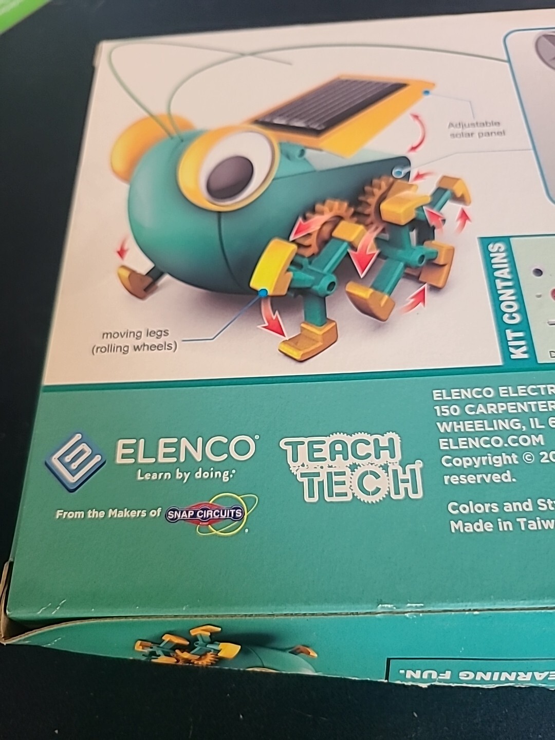 Elenco teach tech bugbot solar crawler unopened box