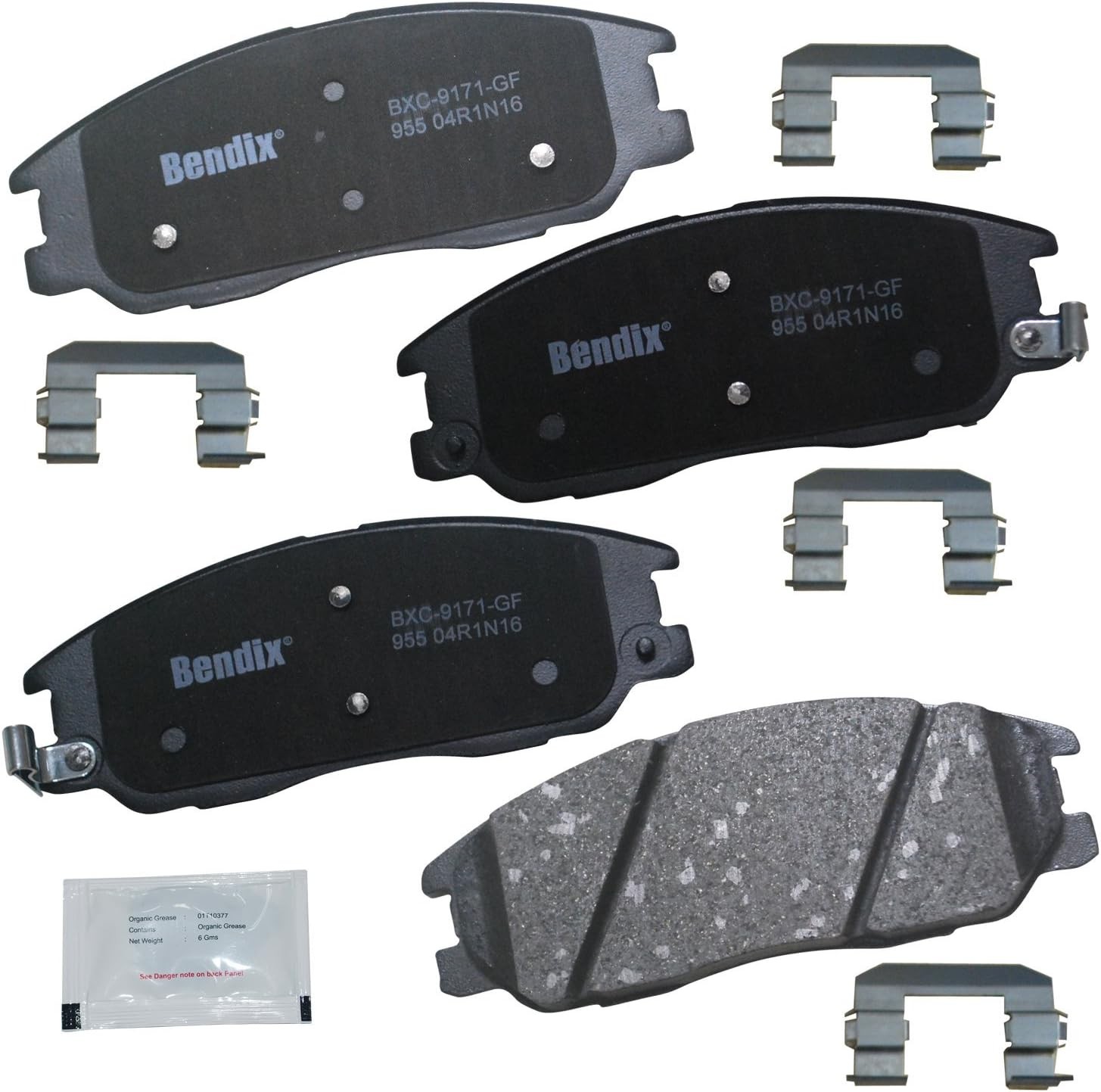 Bendix Priority 1 Ceramic Brake Pads Set For 2003 2009 Kia Sorento