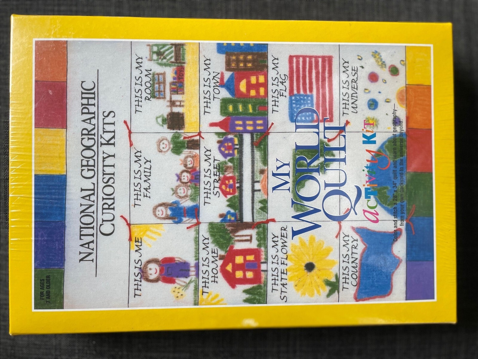 New National Geographic Curiosity Kits My World Quilt Activity Kit Sealed