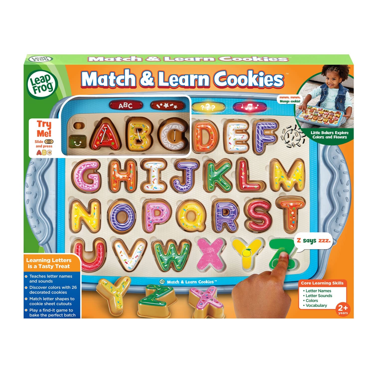 Match and Learn Cookies Letter Shaped Toys for Preschool Ages 2 Cooking Fun