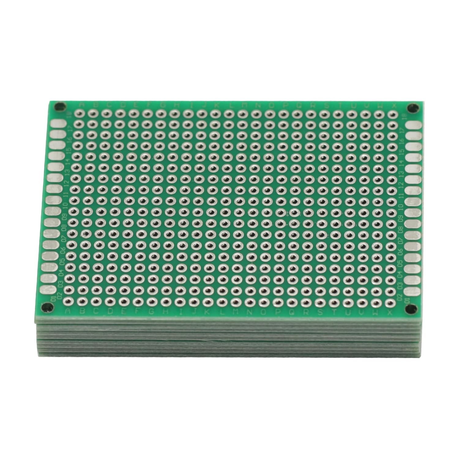 10 Pcs 5x7CM FR4 Double Side Prototype PCB Tinned Universal Breadboard 5×7…