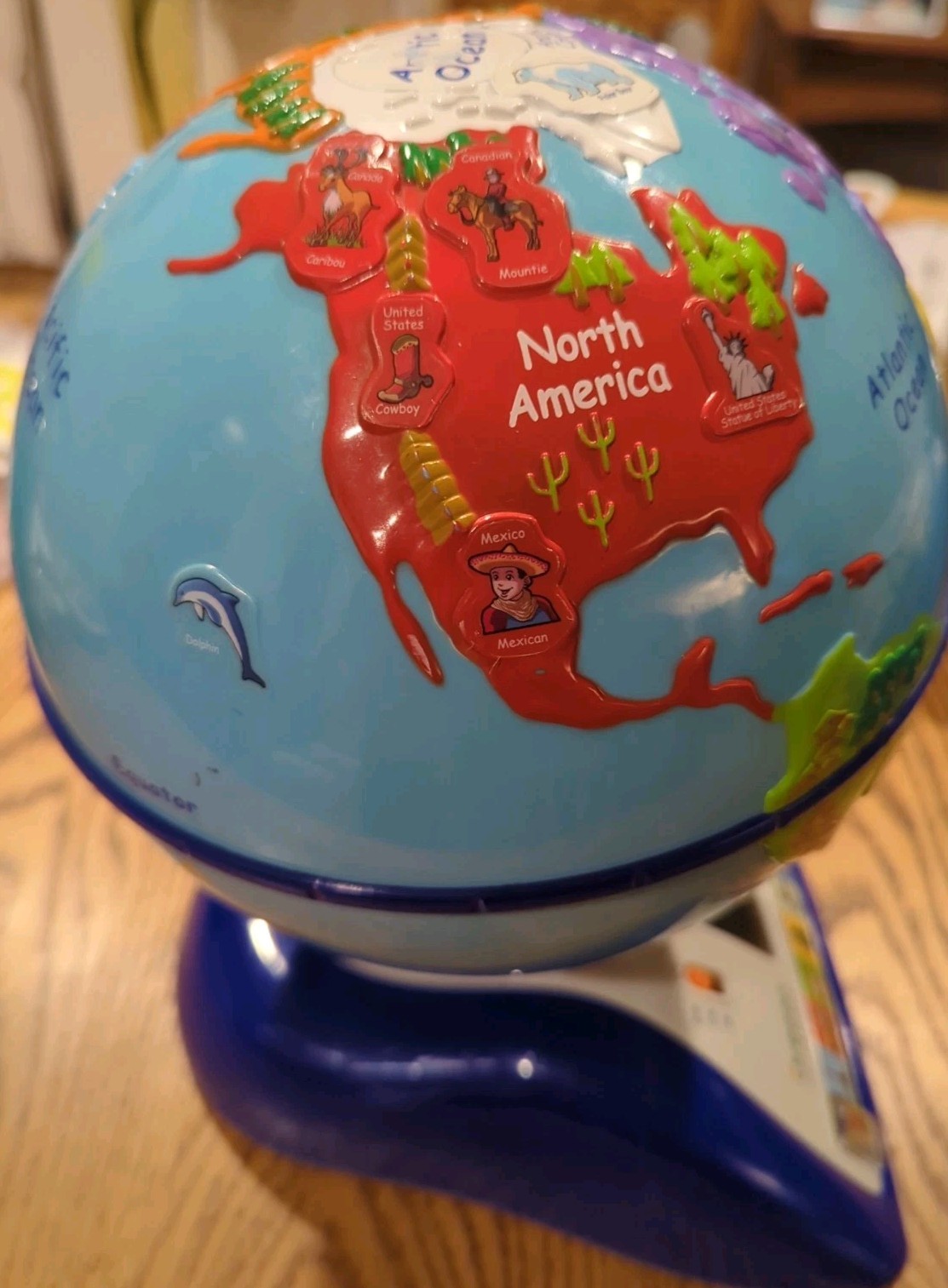 Oregon Scientific~Interactive Talking Smart Globe Jr. Learning Toy 10 Subjects