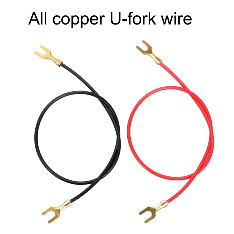 21cm Long U Shape Clip Electricity Test Leads For Laboratory Experiment Project
