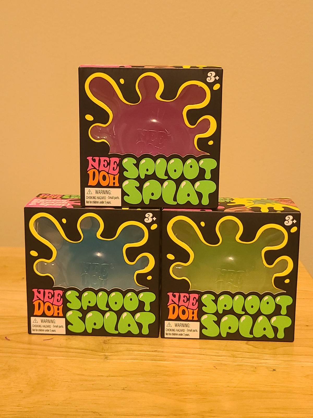🫟Schylling | Nee Doh | Sploot Splat | All 3 Colors | Lot of 3