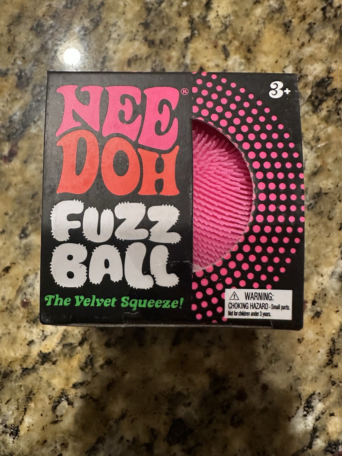 Pink Needoh FUZZ BALL Nee Doh Squishy NEE-DOH AUTHENTIC Schylling