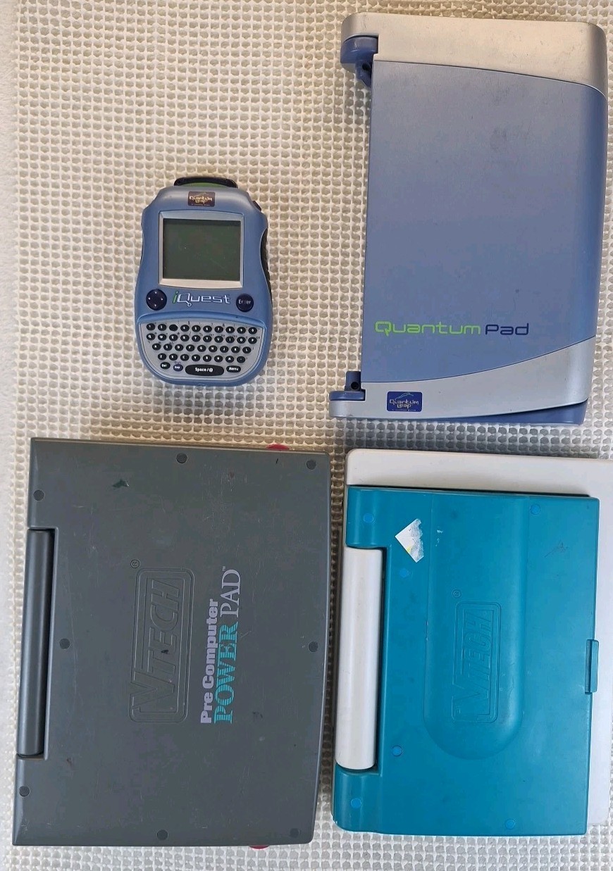Vtech Laptop Power Pad Quantum Leap iQuest Learning Electronics USED & FOR PARTS