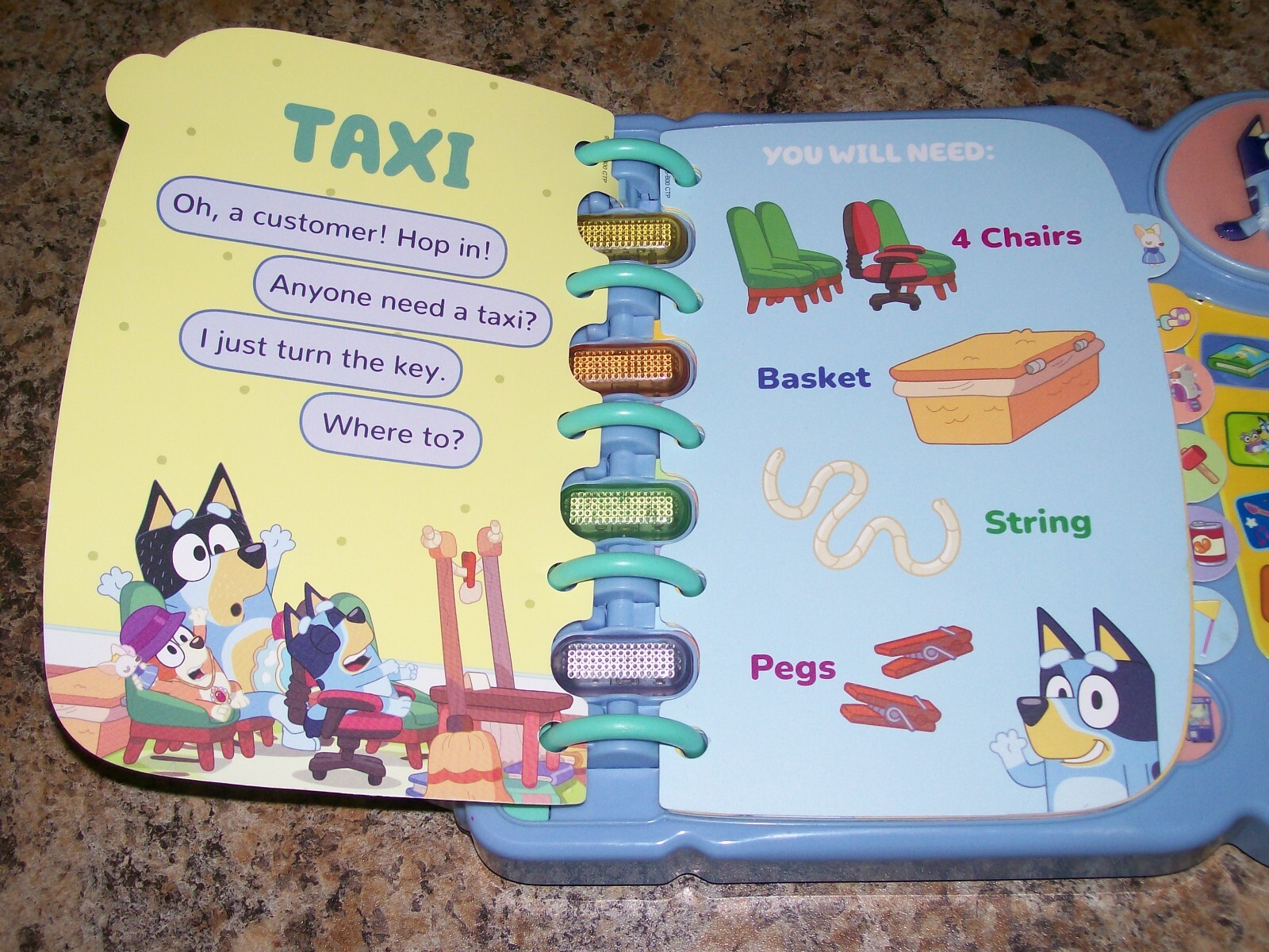 VTech 80-541200 Bluey Bluey’s Book of Games Plays Music, Lights Flash & Talks
