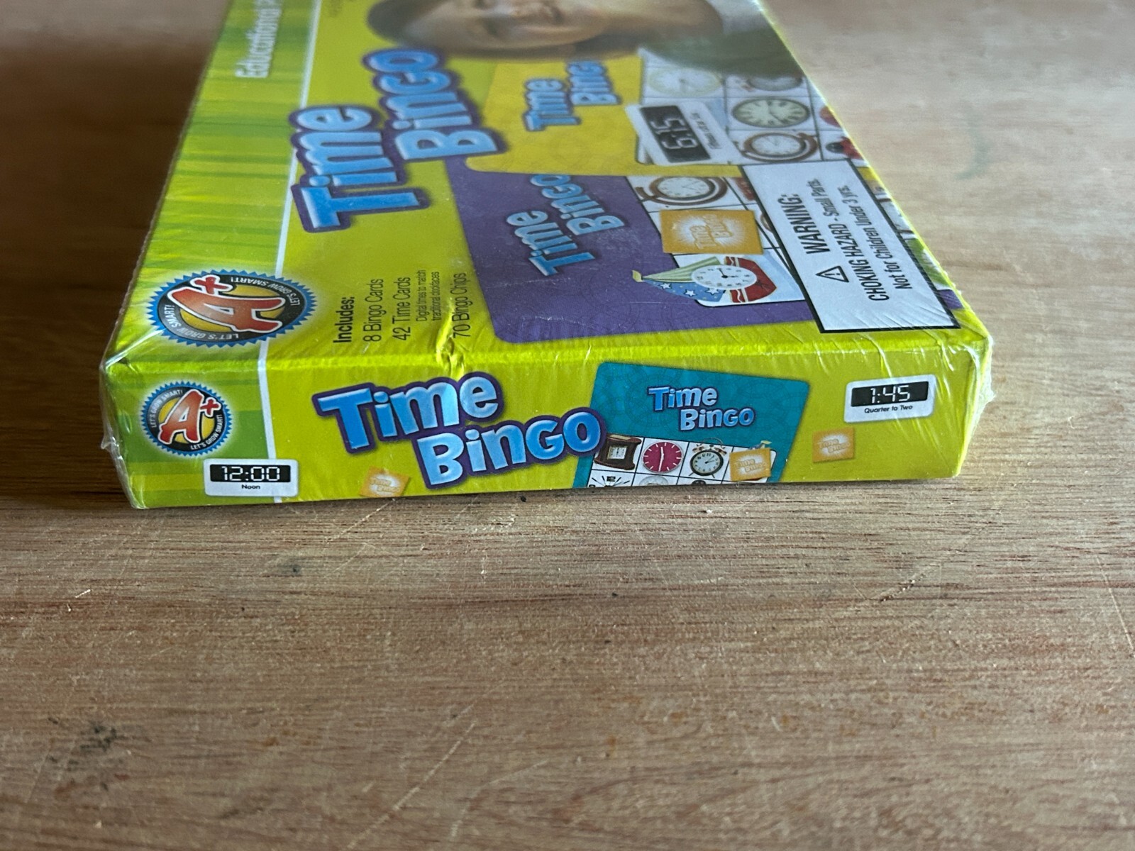 Time Bingo Alphabet Bingo Educational Play Games Factory Sealed lot Homeschool