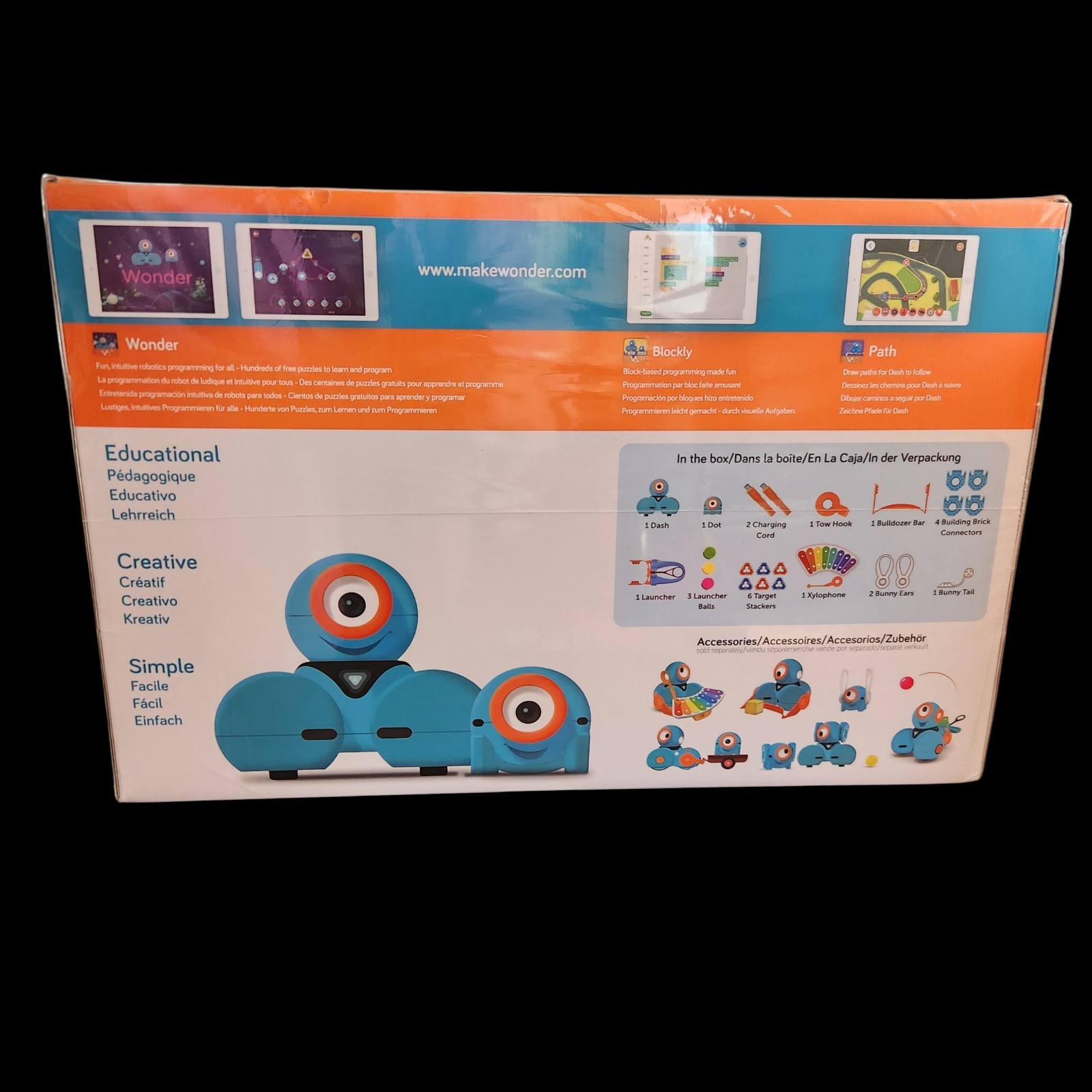 Wonder Workshop Wonder Pack Educational Coding Robot Model WP04