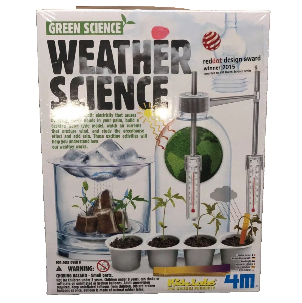 4M Green Science Weather Science Kit STEM Educational Experiment Set New
