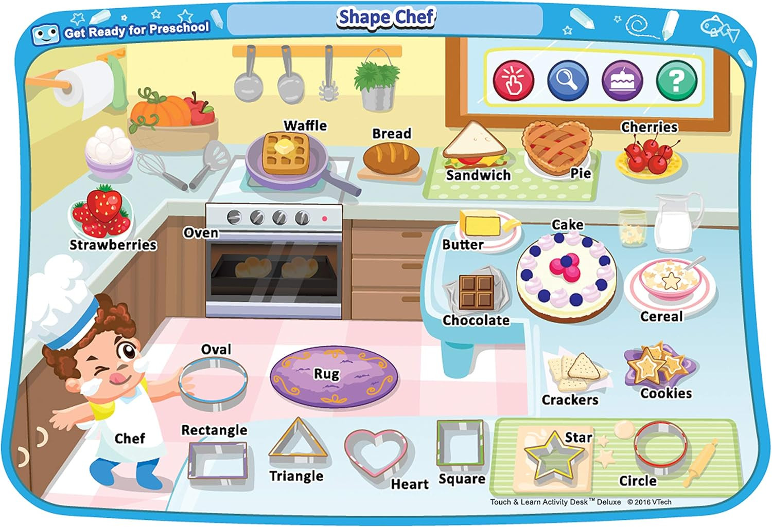 Vtech Touch and Learn Activity Desk Deluxe Expansion Pack – Get Ready for Presch