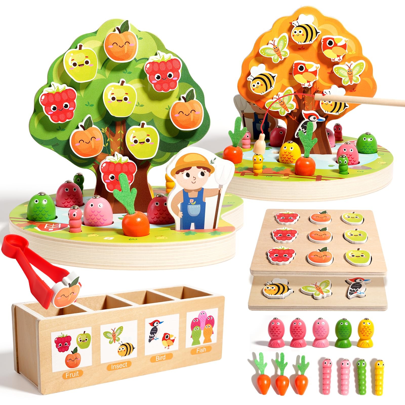 Montessori Wooden Preschool Medium, and Colorful