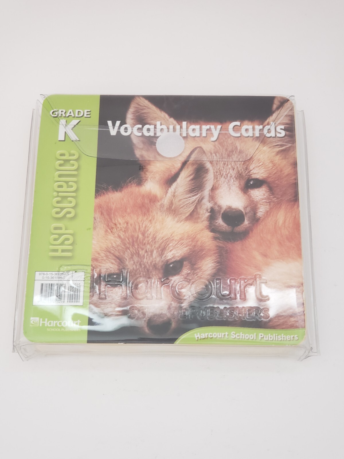 NOP Science Vocabulary Cards For Grade K Harcourt HSP