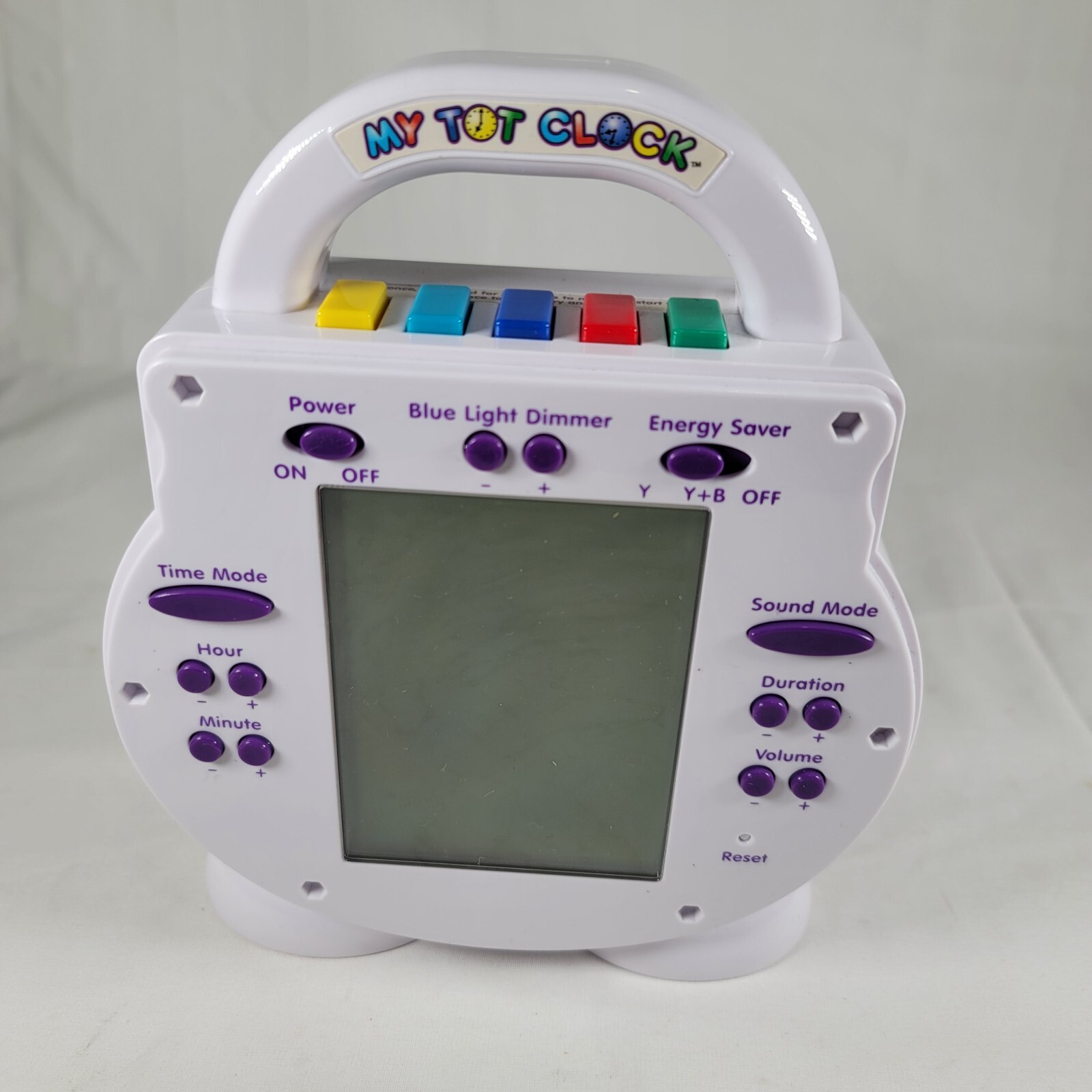 My Tot Clock All-In-One Toddler Sleep Aid Alarm Nightlight No Power Cord