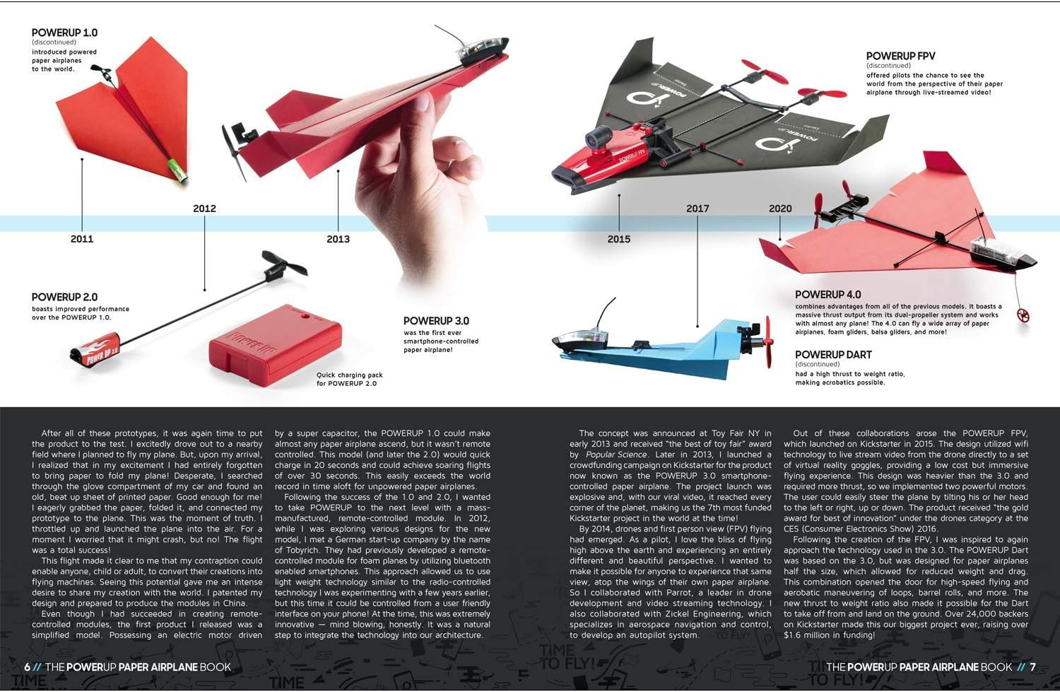 2.0 Education Kit – Motorized Paper Airplane Conversion Kit & Book Featuring 10