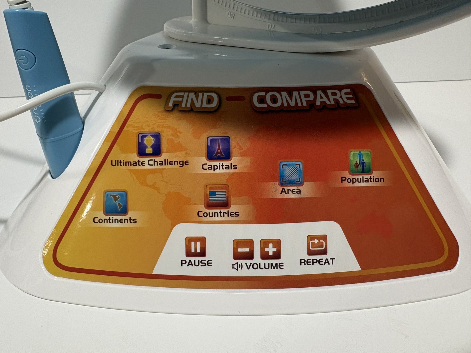 Oregon Scientific Smart Globe Find/ Touch/ Compare SG268R Tested/Working